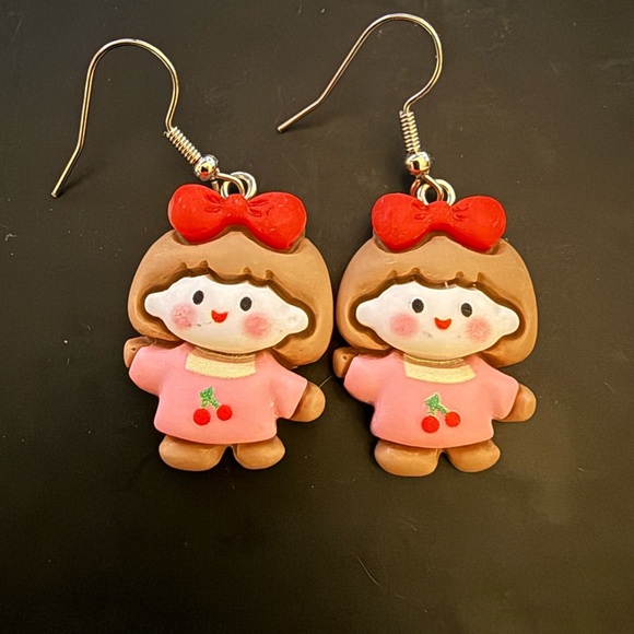 Jewelry - *BOGO* Adorable Kids Earrings with Red Bow